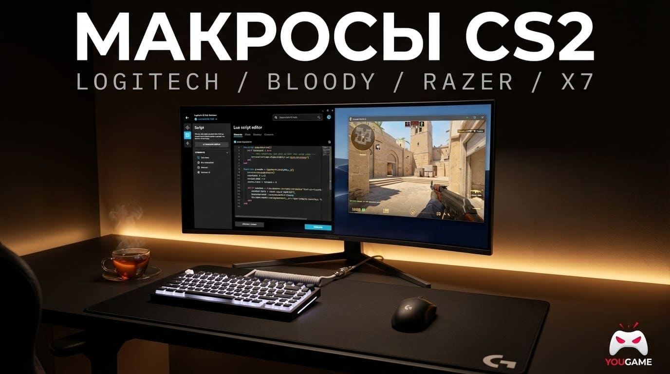 Макросы для CS2 контроль отдачи спрей ak47 m4a4